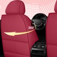 thumbnail image 4 of Fundas universales para asientos de coche para Toyota Avensis T27 Mercedes W212 Opel Insignia Kia Stonic Audi Q3 Accesorios interiores de cuero para coche, 4 of 5