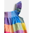 thumbnail image 6 of Wonder Nation Baby Girls Plaid Tank Top and Matching Shorts Set, 2-Piece, Sizes 0/3M-24M, 6 of 7