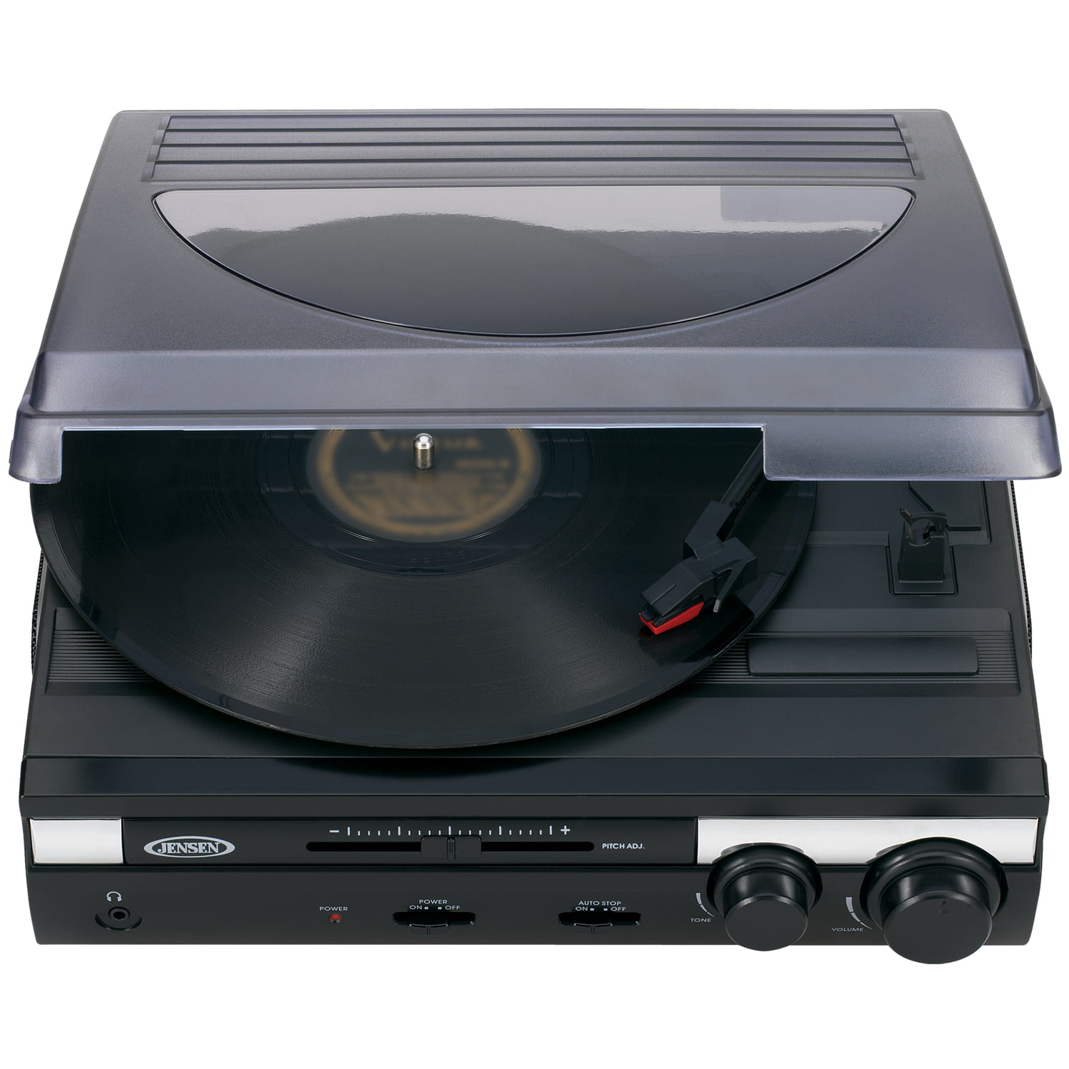 jensen record player with speakers
