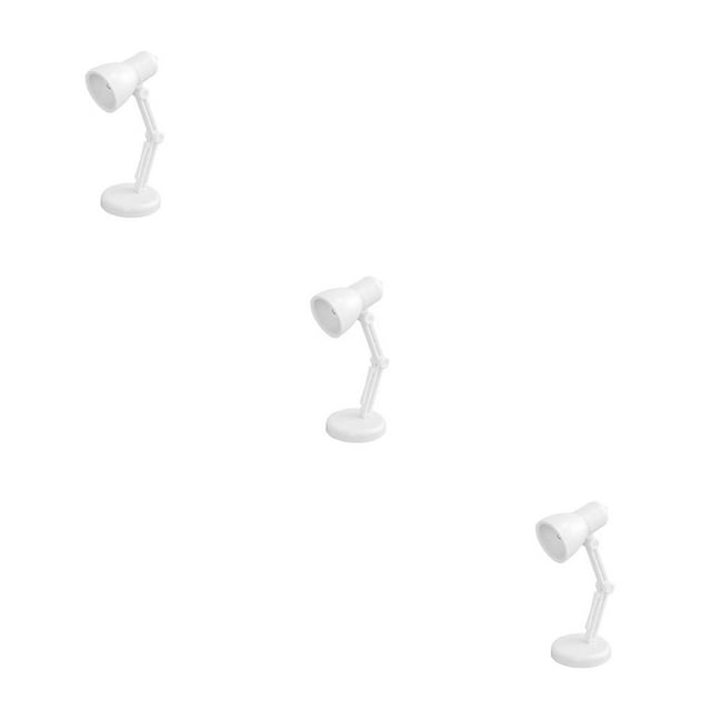 mmirethe New Exotic Creative Small Book Lamp Bedroom Small Night Lamp Book Clip Lamp Warm Light Eye for Protection Table Lamp white 3Set