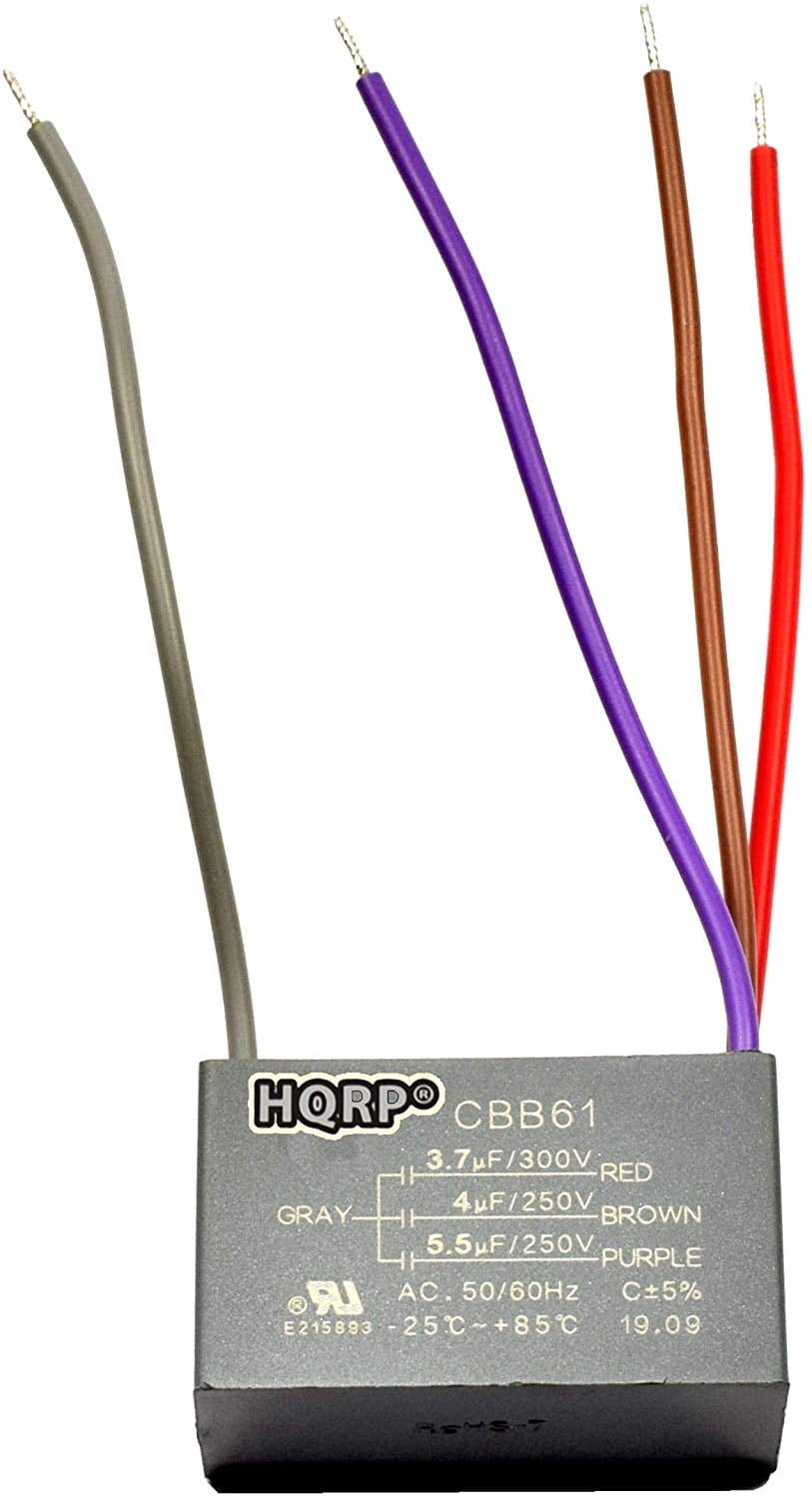 Ceiling Fan 4 Wire Capacitor Wiring Diagram | Shelly Lighting