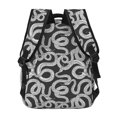 thumbnail image 5 of KLL Snake Print Casual Backpack for Men Women,Travel Casual Backpack Outdoor Activities Bag Daypack for Travel Hiking Shopping Daily, 5 of 5
