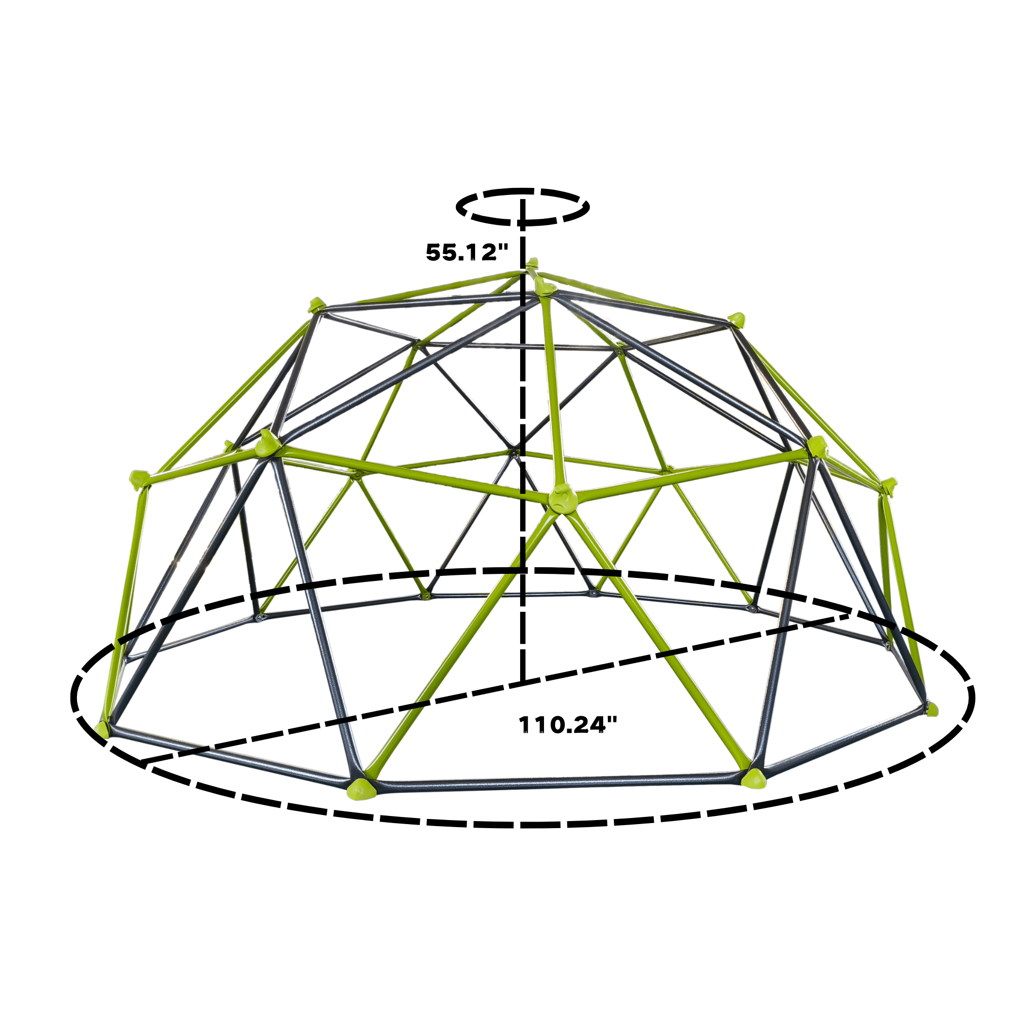 EUROCO 10FT Climbing Dome, Kids Outdoor Jungle Gym Climber for Backyard