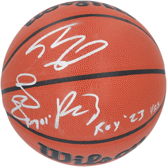 Shaquille O'Neal, Paolo Banchero, and Mike Miller Multi Autographed Wilson Authentic Series Indoor/Outdoor Basketball with "ROY 00-01" and "ROY 23" Inscriptions - #1 of a Limited Edition of 23 -