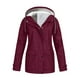 thumbnail image 2 of Chaqueta cálida de invierno Chaqueta con capucha Chaqueta de mujer Chaqueta de lluvia suave a prueba cálido de Rojo XXXXL Sunnimix Rompevientos, 2 of 4
