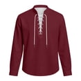 thumbnail image 4 of Teen Boys' Costumes Long Sleeve Boys Medieval Shirt Pirate Costume Kids Boy Dress up Clothes for Play Boys Halloween Costumes Size 11-12 Years, 4 of 5