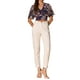 thumbnail image 2 of INSPIRAR CHIC Blusas Cortas de Manga Corta con Cuello en V de Verano con Estampado Floral S Azul Oscuro, 2 of 6