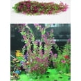 thumbnail image 2 of Plantas artificiales para acuario, plantas grandes de plástico para acuario, decoración de peceras, paquete de 2 plantas de plástico de 20 pulgadas de alto para peceras, 2 of 5