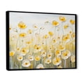 thumbnail image 2 of Designart "Buttercups In Full Array" Flower Field Floater Framed Wall Decor, 2 of 5