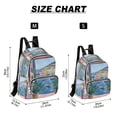 thumbnail image 2 of FORMRS Mini Backpack Purse for Women Travel Daypack Casual Shoulder Bag, Pink Window, 2 of 7