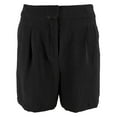 thumbnail image 3 of Women's Plus Size Summer Heat Solid Pull On Shorts Black 22, 3 of 4