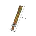 thumbnail image 2 of CIMAXIC 8Pcs Expansion Bolt Plastic Anchors For Drywall Made Of Carbon Steel For Strong Expansion Force, 2 of 6