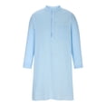 thumbnail image 3 of Mens Muslim Robe Set Arab Middle Robe Long Sleeve Standing Neck Pocket Button Casual Robe, 3 of 8