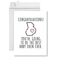 thumbnail image 1 of Koyal Wholesale Funny Jumbo Baby Shower Card With Envelope 8.5 x 11 inch, Funny Greeting Card, Best Baby Oven Ever, 1 of 3