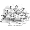 thumbnail image 2 of California Gold Rush 1853. N'Forty-Niners' In California Weighing Their Gold. Wood Engraving American 1853. Print by, 2 of 2