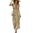 thumbnail image 2 of Vintage Mushroom Designs Collection Dress Fashion Boho Beach Long Dresses Female Party Printed Maxi Dress, 2 of 9
