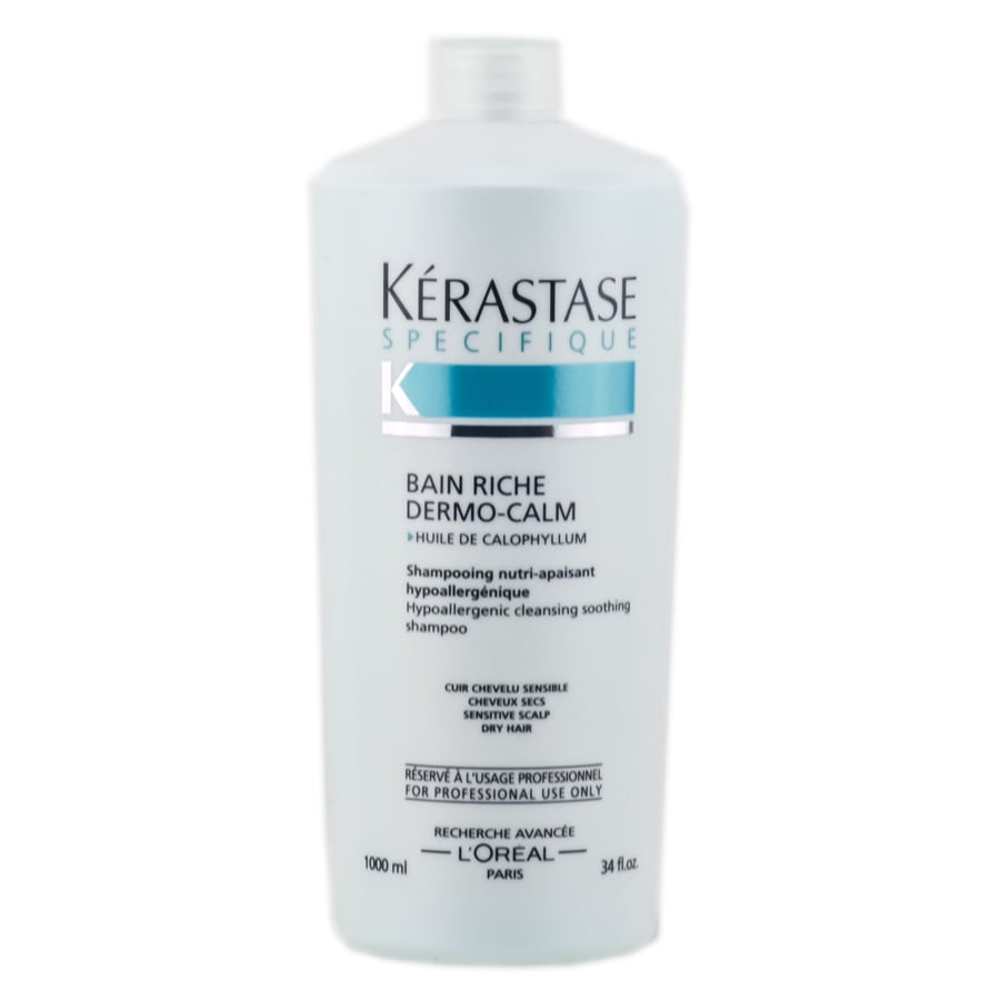Kerastase L'Oreal Specifique Bain Riche DermoCalm Shampoo, 34 Fl Oz