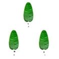 thumbnail image 4 of Bewildely Mantel Individual de hoja de plátano Artificial, decoración de , posavasos para bebidas resistentes al calor, decoración de manteles Type3 NO3, 4 of 6