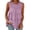 Purple, variant on Womens Peplum Tank Tops Casual Pleated Round Neck Loose Fit Flowy Blouse Beach Vacation Sleeveless Shirts for Women