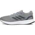 thumbnail image 2 of adidas RUNFALCON 5 WIDE JH5185 Gray/Carbon/Footwear White Men's Running Shoes, 2 of 6