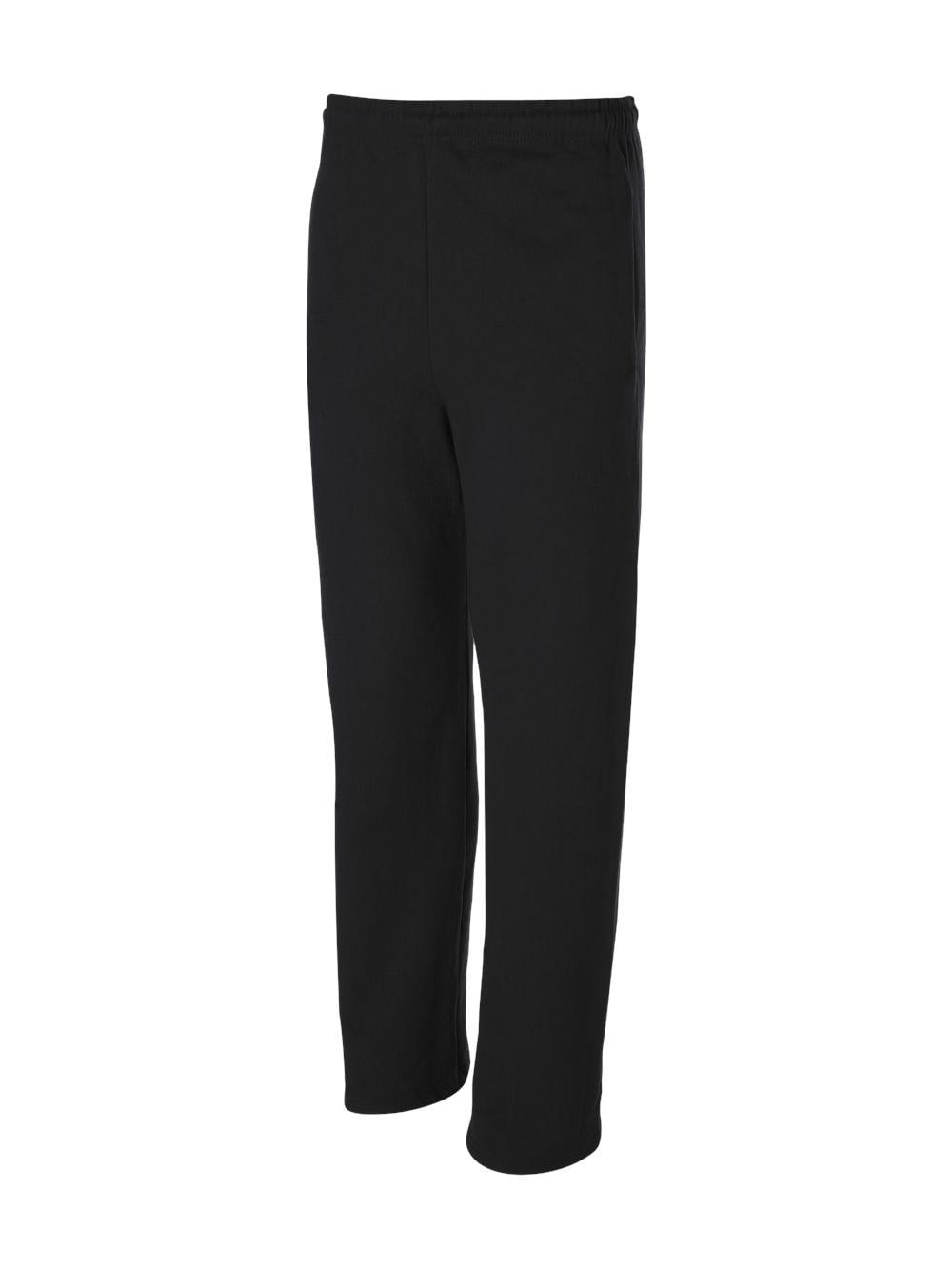 jerzees open bottom sweatpants