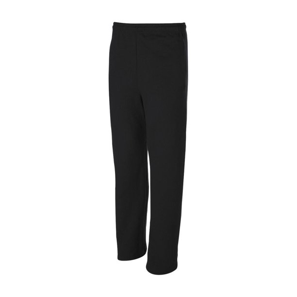 open bottom fleece sweatpants