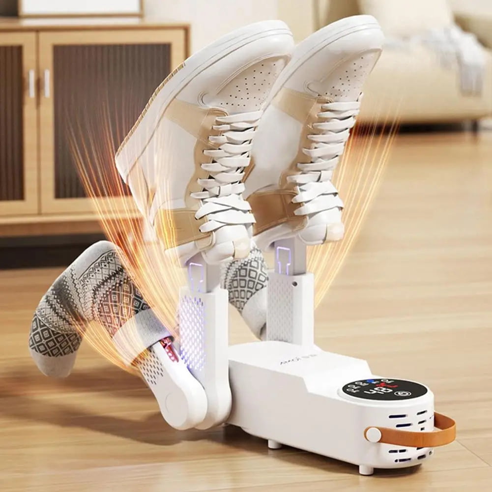 Machine à Sèche-Chaussures Électrique Rétractable - Sèche-Chaussures Avec Minuterie Et UV Pour Bottes Et Chaussures