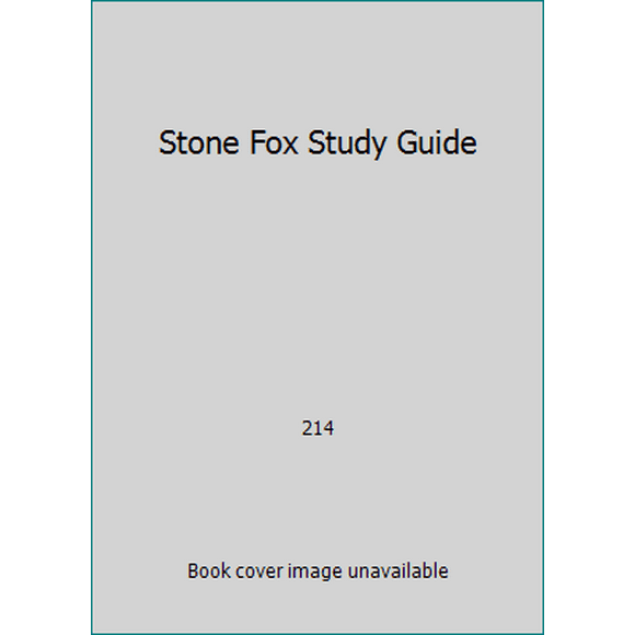 Pre-Owned Literature Study Guides from Progeny Press: Stone Fox Study Guide (Paperback)