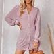 thumbnail image 5 of Moda mujer manga larga cárdigan sólido otoño Casual abrigo blusa Top Pompotops  qwe21165, 5 of 9