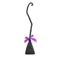 AuroraX Broomstick Decorations Wizard Indoor Plastic Halloween Witch Broom Party Halloween Holiday
