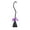 Purple, variant on HHBEAUTY 35 Inch Halloween Witch Brooms - Comes With Ribbon Witch Brooms - Halloween Accessories - Halloween Decorations