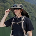 thumbnail image 4 of Outdoor Fisherman Bucket Hat - Waterproof Safari Sun Protection Solar Fan Hat For Men And Women UPF50+ Sun Fisherman Hat With Wide Brim And Sunshade Outdoor Fisherman Hat, 4 of 5