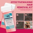 thumbnail image 3 of Charmonic All-in-One Roll On Wax Kit for Hair Removal - Includes Soft Heater, 3x100g Wax Cartridges, 100 Non-Woven Strips & 10 Aftercare Oil Wipes - Ideal for Beginners & All Skin Types (F8_Pink), 3 of 7