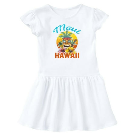 

Inktastic Maui Hawaii Vacation Tiki Gift Baby Girl Dress