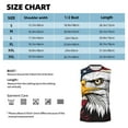 thumbnail image 4 of Kdxio American Bald Eagle for Men's Muscle T-shirt,Sleeveless for Workout Running Athletic Gym Lounge Casual, 4 of 5