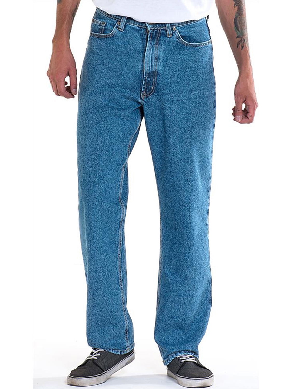 Full Blue Mens Relaxed Jeans - Walmart.com