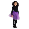 thumbnail image 3 of Dress Up America Tutu for Girls, 4 Layered Tulle Ballet Skirt for Children and Toddlers - 15" in Length (Purple), 3 of 3