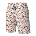thumbnail image 4 of Balery Drink And Cocktail Glasses Traje de Baño Estilo Hawaiano para Hombre, Shorts de Secado Rápido con Bolsillos-Small, 4 of 6