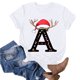 thumbnail image 1 of Puntoco Camiseta informal de manga corta con cuello redondo y estampado a la moda para mujer, 1 of 4