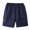 Navy, variant on Ramiter Mens Shorts Men's Casual Fashion Pant Short Stripe Printed Lace up Seaside Holiday Shorts Beach Pant Summer Short Khaki,One Size