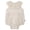 Whitecap Gray, variant on 1pc Baby Girl Bubble Romper, Sizes (0-3 Months - 24 Months)