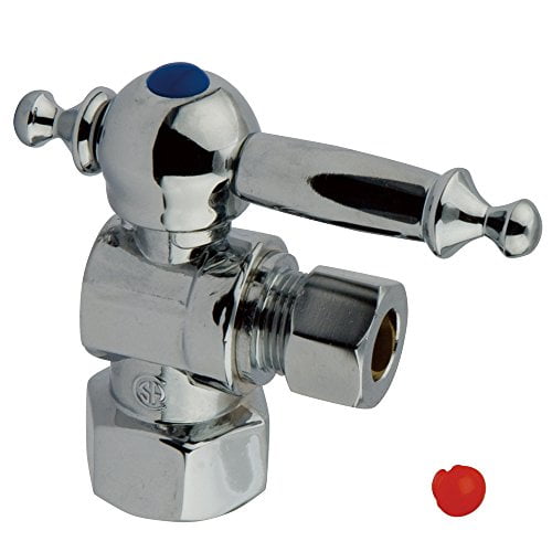Kingston Brass Vintage Angle Stop with 1/2" IPS x 3/8" OD Compression