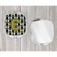 thumbnail image 4 of Letter C Football Blue and Gold Compact Mirror CJ1074-CSCM, 4 of 4