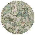 thumbnail image 5 of HomeRoots 592157 8 ft. Beige, Brown & Green Round Floral Washable Indoor & Outdoor Area Rug, 5 of 5