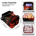 thumbnail image 3 of Parrot Double Layered Insulated Lunch Bag with Two Compartments - Large Capacity Hand Carry Meal Bag, 7.1x11.4x16.1 inches, 3 of 6