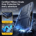 thumbnail image 7 of HCTian for Motorola Moto G Play 2026 Case, Moto G 2026/2025 Case with 2*Screen Protector, Upgrade Slide Camera Cover/Kickstand/Lanyard Strap, Military Grade Heavy Duty Shockproof Protective Case, 7 of 7