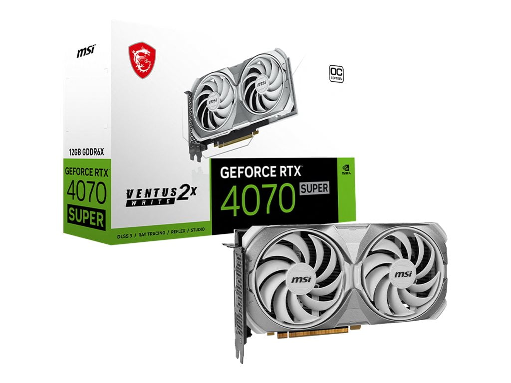 ZOTAC GAMING GeForce RTX 4070 SUPER Twin Edge OC White DLSS