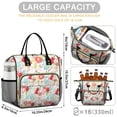thumbnail image 5 of OBREWU Pioneer Flower Womens Lunch Box for Work,Insulated Large Pioneer Flower Lunch Bag for Women,Loncheras Para Mujer,Leakproof Adult Lunch Bag for Work,Beach,Travel,Picnic,Camping, 5 of 7
