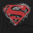 thumbnail image 2 of Superman T-Shirt Hardcore Noir Shield Unisex Graphic Tee For Men & Women, 2 of 7