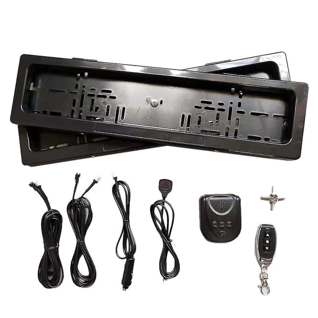 uds marco para matrícula persiana enrollable Control remoto eléctrico soporte para matrícula para Europa S